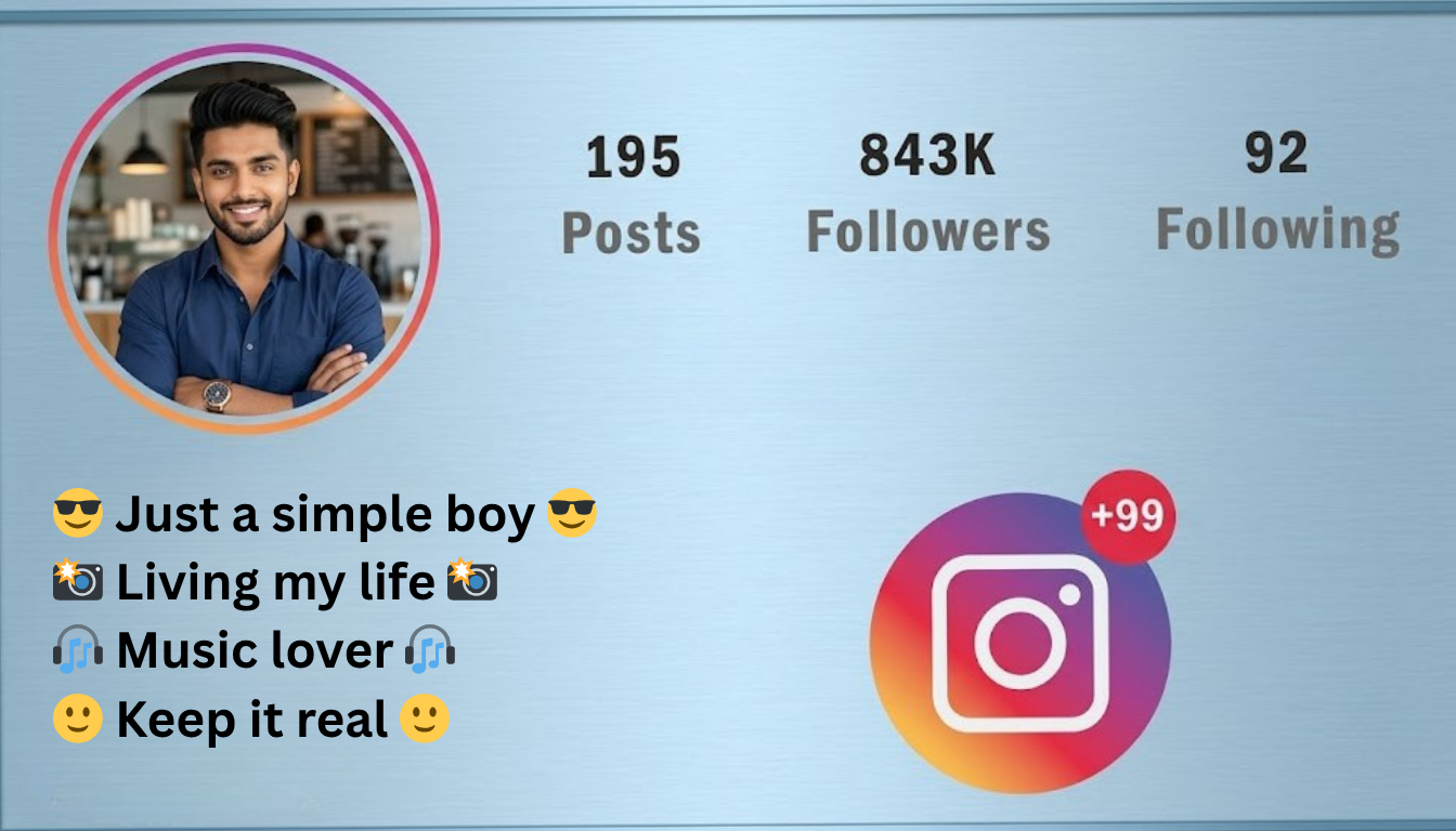 Instagram Bio for Boys: Simple, Unique & Trendy Ideas