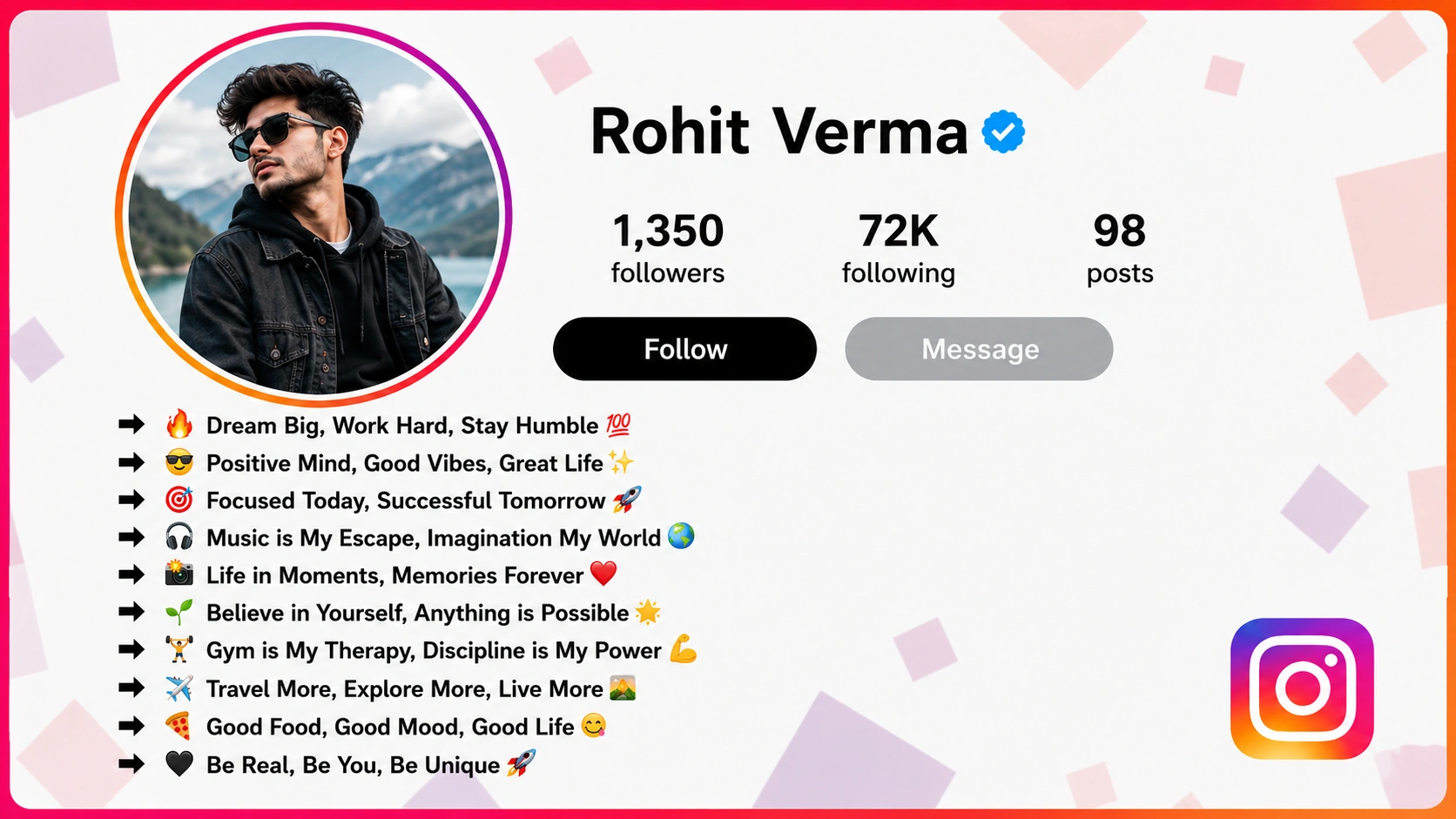 110+ Bio for Instagram for Boy Cool, Stylish & Attitude Ideas